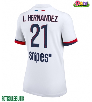 Paris Saint-Germain Lucas Hernandez #21 Bortatröja Kvinnor 2025-26 Kortärmad